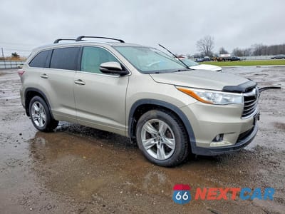 Czwarte zdjęcie samochodu z boku: 2016 TOYOTA HIGHLANDER LIMITED PLATINUM VIN:5TDDKRFH3GS326637 - miniatura