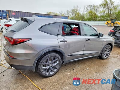Trzecie zdjęcie samochodu z tyłu: 2023 ACURA MDX A-SPEC VIN:5J8YE1H02PL002101 - miniatura