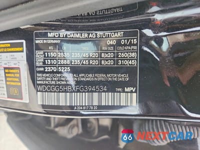 Zdjęcie 12 z 12 samochodu: 2015 MERCEDES-BENZ GLK 350 VIN:WDCGG5HBXFG394534 - miniatura