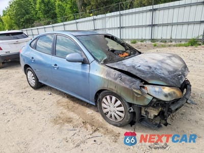 Czwarte zdjęcie samochodu z boku: 2007 HYUNDAI ELANTRA GLS VIN:KMHDU46D97U160965 - miniatura