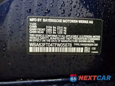 Zdjęcie 12 z 12 samochodu: 2026 BMW M340XI VIN:WBA63FT04TFW05878 - miniatura