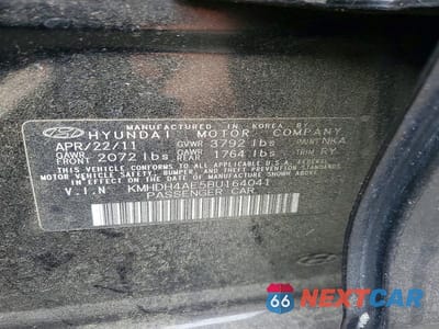 Zdjęcie 13 z 13 samochodu: 2011 HYUNDAI ELANTRA LIMITED VIN:KMHDH4AE5BU164041 - miniatura
