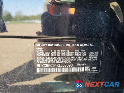 Zdjęcie 13 z 13 samochodu: 2019 BMW X5 XDRIVE40I VIN:5UXCR6C54KLL63690 - miniatura