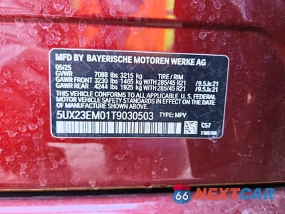 Zdjęcie 14 z 14 samochodu: 2026 BMW X7 XDRIVE40I VIN:5UX23EM01T9030503 - miniatura
