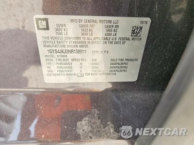 Zdjęcie 13 z 13 samochodu: 2017 CADILLAC ESCALADE ESV PREMIUM LUXURY VIN:1GYS4JKJ2HR138911 - miniatura