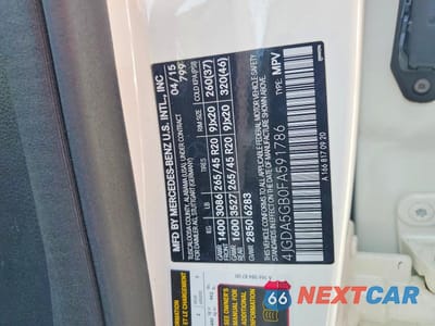 Zdjęcie 13 z 13 samochodu: 2015 MERCEDES-BENZ ML 400 4MATIC VIN:4JGDA5GB0FA591786 - miniatura