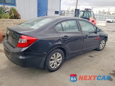 Trzecie zdjęcie samochodu z tyłu: 2012 HONDA CIVIC LX VIN:19XFB2F57CE375138 - miniatura