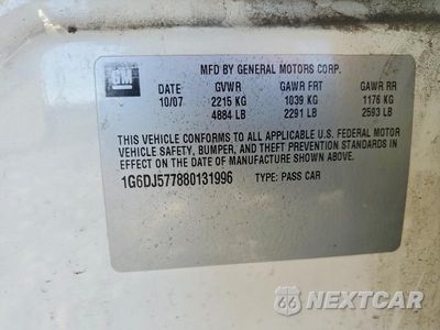 Zdjęcie 12 z 12 samochodu: 2008 CADILLAC CTS VIN:1G6DJ577880131996 - miniatura