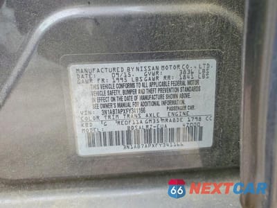 Zdjęcie 12 z 12 samochodu: 2015 NISSAN SENTRA SR VIN:3N1AB7APXFY341166 - miniatura