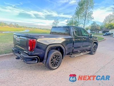 Czwarte zdjęcie samochodu z boku: 2019 GMC SIERRA K1500 ELEVATION VIN:1GTR9CED0KZ212941 - miniatura
