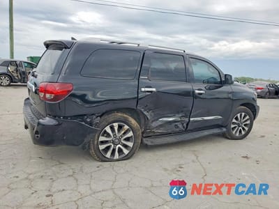 Trzecie zdjęcie samochodu z tyłu: 2018 TOYOTA SEQUOIA LIMITED VIN:5TDJY5G19JS165004 - miniatura