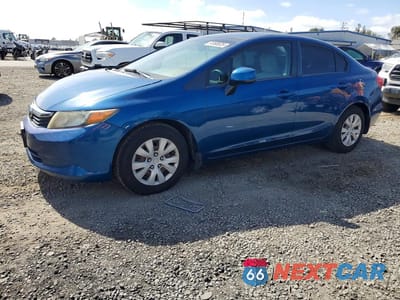 2012 HONDA CIVIC LX 2HGFB2F57CH585924 - główne zdjęcie licytacji z USA - miniatura