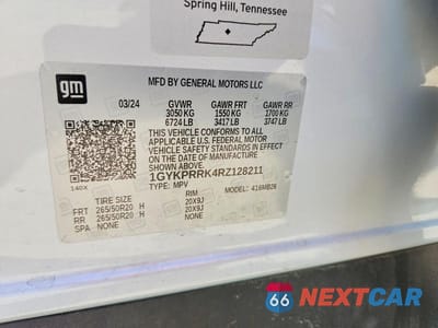 Zdjęcie 13 z 13 samochodu: 2024 CADILLAC LYRIQ LUXURY VIN:1GYKPRRK4RZ128211 - miniatura