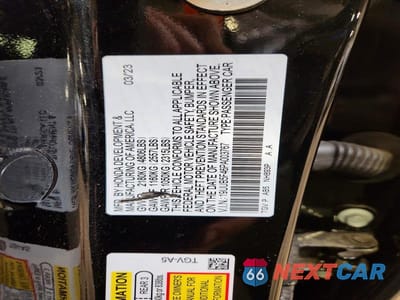 Zdjęcie 12 z 12 samochodu: 2023 ACURA TLX TECHNOLOGY VIN:19UUB5F46PA003767 - miniatura