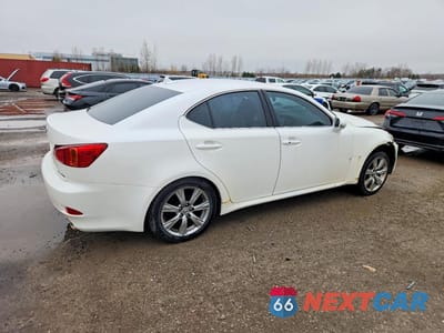 Trzecie zdjęcie samochodu z tyłu: 2009 LEXUS IS 250 VIN:JTHBK262095086643 - miniatura