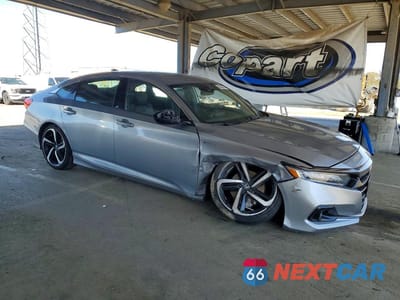 Czwarte zdjęcie samochodu z boku: 2022 HONDA ACCORD HYBRID SPORT VIN:1HGCV3F23NA039855 - miniatura