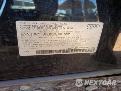 Zdjęcie 13 z 13 samochodu: 2013 AUDI Q5 PRESTIGE VIN:WA1WGAFP6DA047804 - miniatura