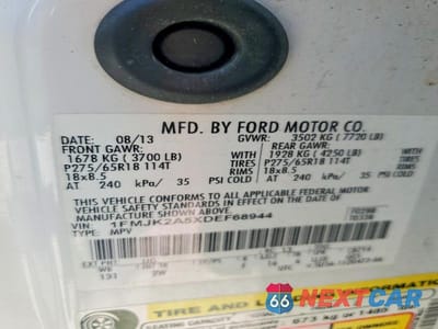 Zdjęcie 13 z 13 samochodu: 2013 FORD EXPEDITION VIN:1FMJK2A5XDEF68944 - miniatura