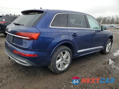 Trzecie zdjęcie samochodu z tyłu: 2021 AUDI Q7 PREMIUM PLUS VIN:WA1LXAF73MD035370 - miniatura