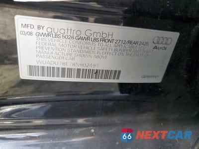 Zdjęcie 12 z 12 samochodu: 2008 AUDI RS4 QUATTRO VIN:WUADU78E78N902497 - miniatura