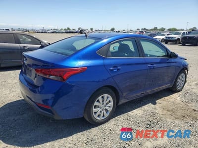 Trzecie zdjęcie samochodu z tyłu: 2021 HYUNDAI ACCENT SE VIN:3KPC24A60ME150740 - miniatura