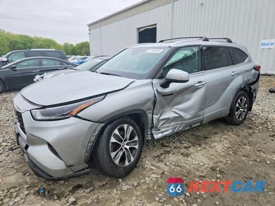 2021 TOYOTA HIGHLANDER HYBRID XLE 5TDGBRCH4MS525208 - główne zdjęcie licytacji z USA - miniatura