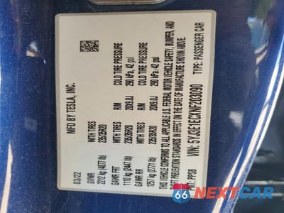 Zdjęcie 12 z 12 samochodu: 2022 TESLA MODEL 3 VIN:5YJ3E1ECXNF203090 - miniatura