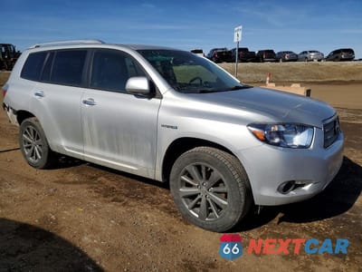 Czwarte zdjęcie samochodu z boku: 2008 TOYOTA HIGHLANDER HYBRID VIN:JTEEW41A782008854 - miniatura