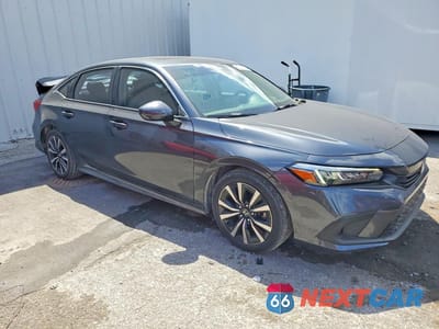 Czwarte zdjęcie samochodu z boku: 2022 HONDA CIVIC EX VIN:2HGFE1F75NH325320 - miniatura