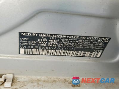 Zdjęcie 12 z 12 samochodu: 2006 MERCEDES-BENZ E-CLASS VIN:WDBUF56J06A931371 - miniatura