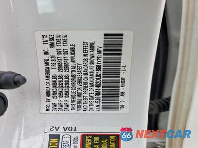 Zdjęcie 12 z 12 samochodu: 2013 HONDA CR-V EX VIN:5J6RM4H52DL021868 - miniatura