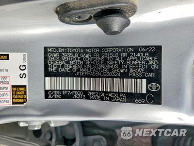 Zdjęcie 12 z 12 samochodu: 2022 TOYOTA COROLLA LE VIN:JTDEPMAE6NJ230324 - miniatura