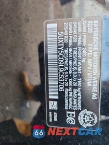 Zdjęcie 14 z 14 samochodu: 2020 BMW X3 XDRIVE30I VIN:5UXTY5C09L9C53706 - miniatura