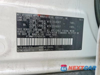 Zdjęcie 13 z 13 samochodu: 2023 TOYOTA RAV4 LE VIN:4T3MWRFV5PU099394 - miniatura