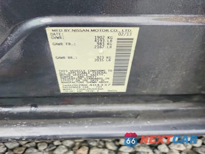 Zdjęcie 13 z 13 samochodu: 2013 NISSAN LEAF S VIN:1N4AZ0CP8DC404337 - miniatura