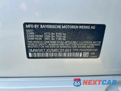 Zdjęcie 10 z 14 samochodu: 2021 BMW 330XI VIN:3MW5R7J02M8C01491 - miniatura