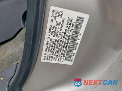 Zdjęcie 13 z 13 samochodu: 2006 HONDA ODYSSEY EX VIN:5FNRL384X6B434654 - miniatura