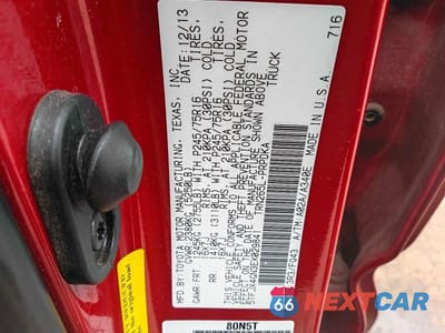 Zdjęcie 10 z 10 samochodu: 2014 TOYOTA TACOMA PRERUNNER VIN:5TFJX4GN3EX029841 - miniatura