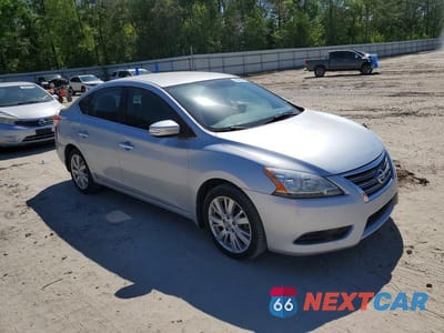Czwarte zdjęcie samochodu z boku: 2013 NISSAN SENTRA S VIN:3N1AB7AP5DL615657 - miniatura