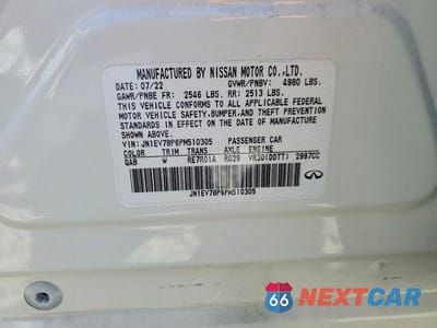 Zdjęcie 13 z 13 samochodu: 2023 INFINITI Q50 LUXE VIN:JN1EV7BP6PM510305 - miniatura