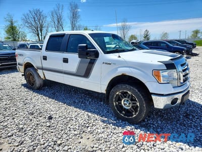 Czwarte zdjęcie samochodu z boku: 2012 FORD F150 SUPERCREW VIN:1FTFW1EF3CFB48186 - miniatura