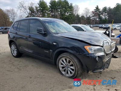 Czwarte zdjęcie samochodu z boku: 2013 BMW X3 XDRIVE28I VIN:5UXWX9C50D0D08519 - miniatura