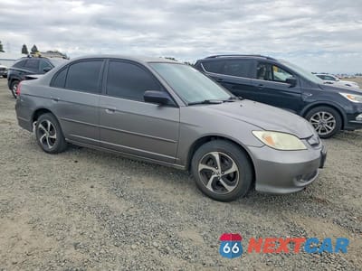 Czwarte zdjęcie samochodu z boku: 2004 HONDA CIVIC LX VIN:2HGES16574H640699 - miniatura