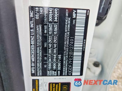 Zdjęcie 13 z 13 samochodu: 2018 MERCEDES-BENZ GLS 63 AMG 4MATIC VIN:4JGDF7FE2JB127491 - miniatura