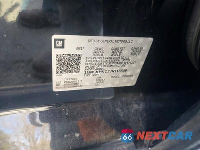 Zdjęcie 13 z 13 samochodu: 2018 CHEVROLET SUBURBAN K1500 LT VIN:1GNSKHKC3JR116645 - miniatura