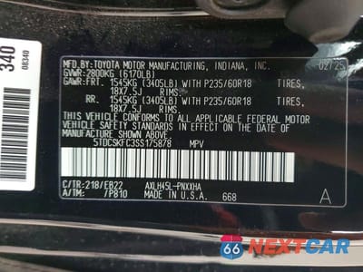 Zdjęcie 13 z 13 samochodu: 2025 TOYOTA SIENNA WOODLAND EDITION VIN:5TDCSKFC3SS175878 - miniatura