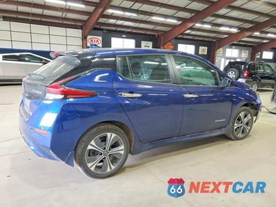 Trzecie zdjęcie samochodu z tyłu: 2019 NISSAN LEAF SV PLUS VIN:1N4BZ1CP9KC313617 - miniatura