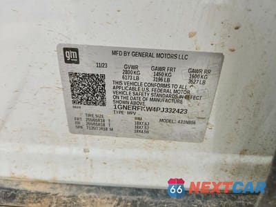 Zdjęcie 13 z 13 samochodu: 2023 CHEVROLET TRAVERSE LS VIN:1GNERFKW4PJ332423 - miniatura