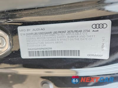 Zdjęcie 12 z 12 samochodu: 2015 AUDI S5 PREMIUM PLUS VIN:WAUCGAFH9FN006299 - miniatura