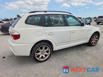 Trzecie zdjęcie samochodu z tyłu: 2007 BMW X3 3.0SI VIN:WBXPC93427WF26359 - miniatura